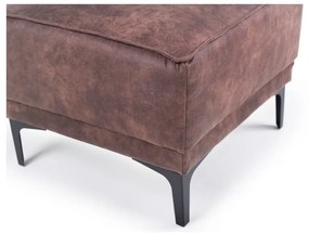 Кафява табуретка от изкуствена кожа Copenhagen - Scandic