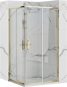 Душ кабина Rea Punto 80x100 Gold