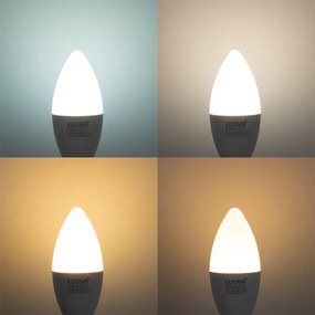 Комплект от 5 Smart E14 LED крушки C37 Opal RGBW 4.9W 470 lm 2700-6500K