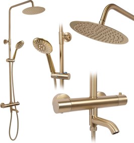 Комплект за душ с термостат REA Lungo Gold Brush