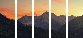 картини от 5 части – Залез в планините