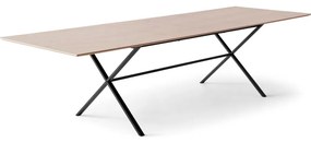 Сгъваема трапезна маса с дъбов плот в естествен цвят 90x165 cm Meza – Hammel Furniture