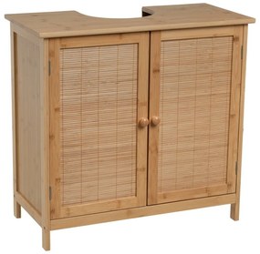 Бамбуков шкаф за мивка в естествен цвят 63x60 cm – Casa Selección