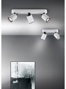 Бяла прожекторна лампа ø 6 cm Pago - Trio