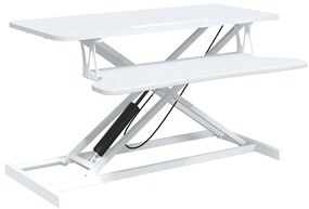 336402 vidaXL Регулируемо бюро, 90x40x(13-50) см, стомана и инженерно дърво