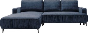 Ъглов диван Lavar-Синьо-Ляв