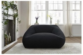 Черен пуф Lilibet – Bobochic Paris