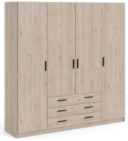 Гардероб от декор от дъб естествен 196x200 cm Sprint – Tvilum