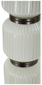 Сива подова лампа с текстилен абажур (височина 163 cm) Bright – Mauro Ferretti