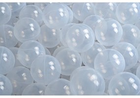 Сиво-син кадифен басейн с топки ø 90x30 cm Montessori – Meowbaby