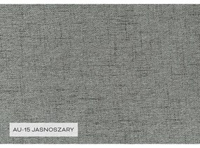 Светлосив разтегателен/с място за съхранение ъглов диван (десен ъгъл/L форма) Classy Sophie – Miuform