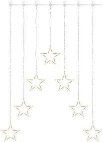 LED коледна завеса 70xLED/3,6W 567x125 cm топло бяло