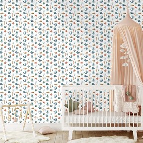 Тапет – Морски свят в пастелни цветове