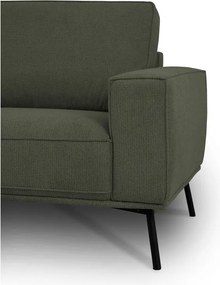 Тъмнозелен шенилов ъглов диван (ляв ъгъл/L форма) Amsterdam – Scandic