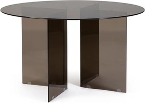 Стъклена кръгла трапезна маса ø 130 cm Iride – Bizzotto