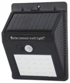 LED Соларен аплик със сензор LED/0,55W/3,7V 1200 mAh IP65
