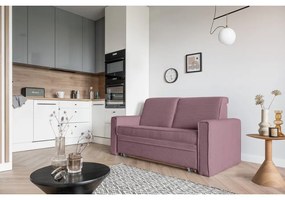 Розов разтегателен диван 168 cm Lucky Lucy - Miuform