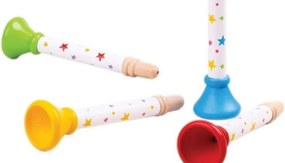 Bigjigs - Музикална играчка - Тромпет - Различни цветове