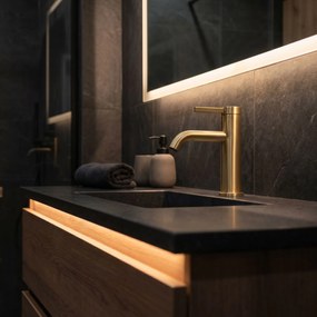 Смесител за баня Rea Rivo Brush Gold