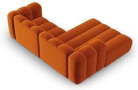 Оранжев ъглов диван (ляв ъгъл) Lupine – Micadoni Home