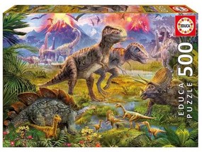 Пъзел Educa Dino Meet (500 pcs)