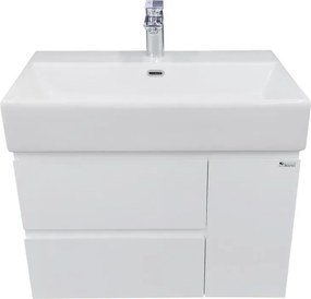 Шкаф с умивалник, СЕРЕНГЕТИ, 70 cm, бял