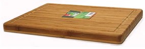 Horecano - Бамбукова дъска правоъгълна с улей 49x35,3xh3,5см (B3190)