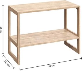 Рафт 5five Mix'n Modul Natural, 2 отделения, Сглобяем