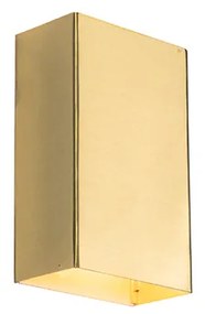 Модерна стенна лампа златиста 2 светлини - Otan S