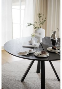 Кръгла маса за хранене с дъбов плот 150x150 cm Carradale - Rowico