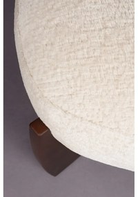 Бежова табуретка от букле Emilius – Dutchbone