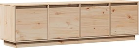814394 vidaXL ТВ шкаф, 156x37x45 см, бор масив