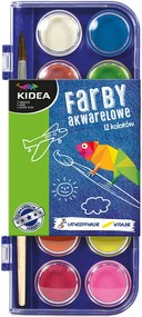 Kidea - Акварелни бои 12 цв.