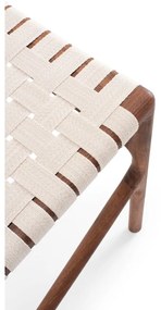 Трапезен стол в кафяв и кремав цвят Fawn – Gazzda