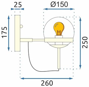 Аплик APP910-1W E27