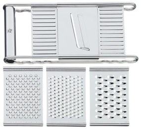 Ренде от неръждаема стомана с 4 сменяеми повърхности за настъргване Cromargan® Gourmet - WMF