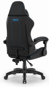 Ергономичен геймърски стол от плат HC-1014 Син