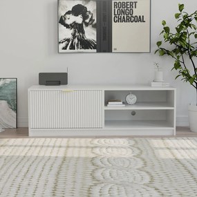 ТВ шкаф Allegro-Бял