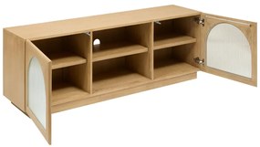 ТВ шкаф atmosphera Lousada, 2 врати и 1 рафт, 160x40x55 cm, Акация, MDF