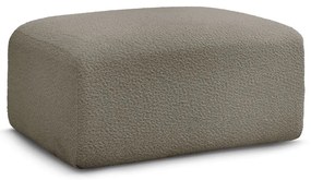 Сиво-кафява табуретка от букле Tina – Bobochic Paris