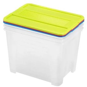 КОМПЛЕКТ 3x Кутии TEX BOX 21 л за съхранение