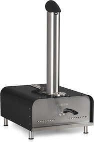 Klarstein Diavolo, пелетна пещ за пица, включително камък за пица, термометър, неръждаема стомана