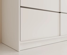 Гардероб Velvora 250 с плъзгащи врати-Черен