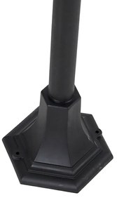 Класическа фенеричка черна 122 см IP44 - Capital