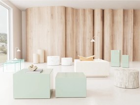 Стъклени масички за кафе в комплект 2 бр. 50x50 cm Dice – Actona