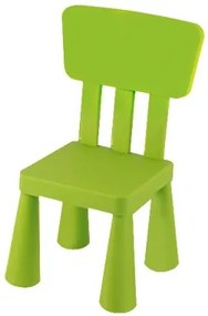 Детско столче с облегалка - зелено