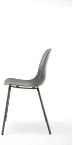 Зелен пластмасов стол за хранене Whitby - Unique Furniture