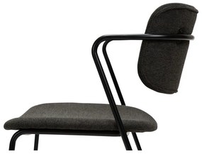 Черен трапезен стол Zed - DAN-FORM Denmark