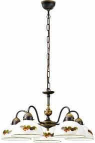 Kolarz 731.85.121 - Пендел NONNA 5xE27/75W/230V грозде/ягоди