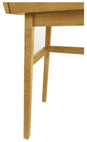 Работна маса от декор от дъб за секретар 44x115 cm Carteret – Woodman